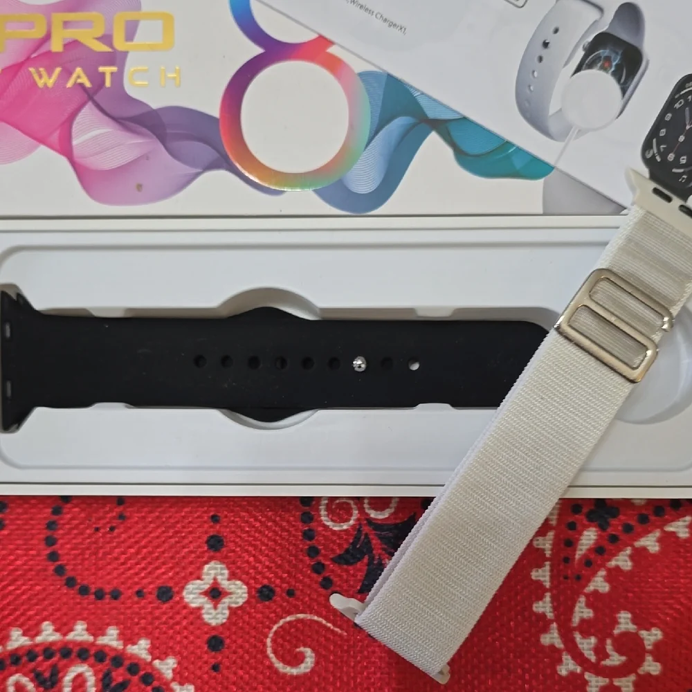 Smart Watch - 2 Bands And Charger